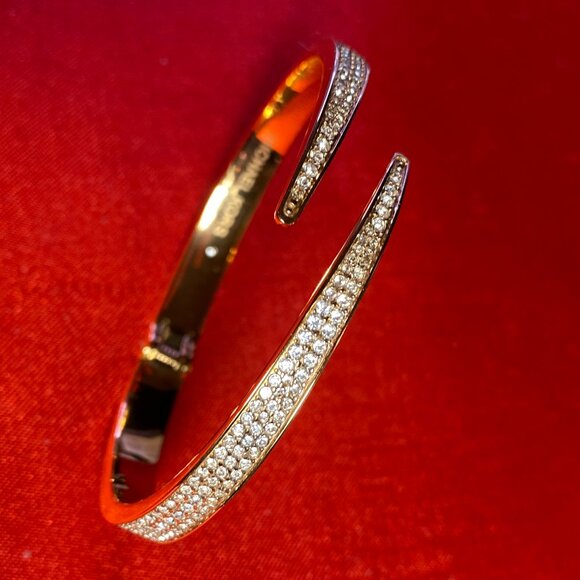Michael Kors Matchstick Crystal Pave Hinged Bracelet - Picture 2 of 9